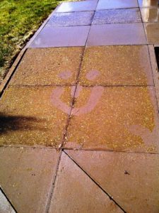 Cleaning Paving Slabs in Great Oakley