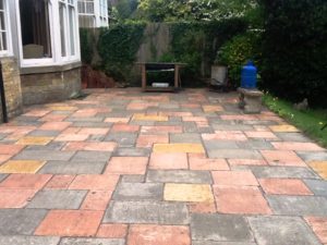 Patio Cleaned and Repointed in Rushden