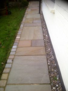 Paving Slabs in Achurch After Cleaning