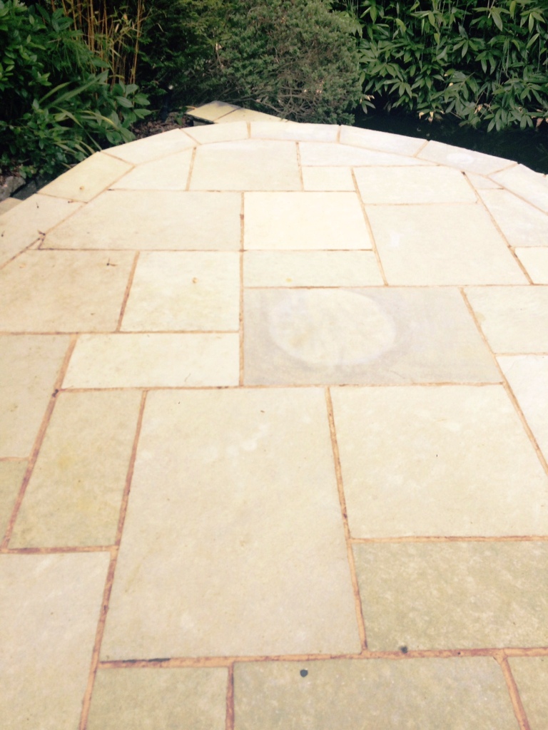 Indian Limestone Patio Windermere After Cleaning