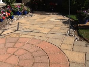 Sandstone Patio Slabs After Cleaning Rushden