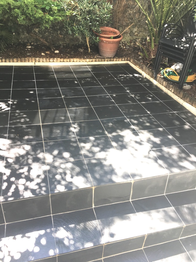 Slate Patio Courtyard Brighton After Cleaning