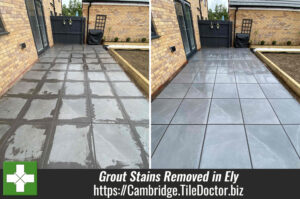 Porcelain Patio Grout Stain Removal Ely