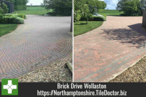 Brick Paved Driveway Renovated in Wollaston Northamptonshire