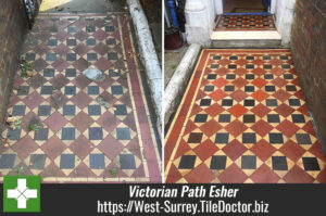 Soiled Victorian Path Repair Restoration Esher