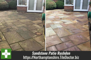 Indian Sandstone Patio Renovation Rushden