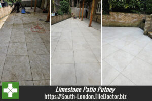 Limestone Patio Renovation Putney
